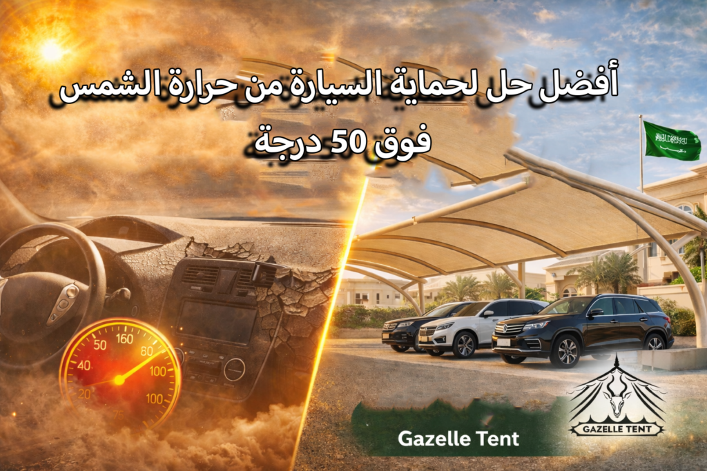 أفضل حل لحماية السيارة من حرارة الشمس فوق 50 درجة